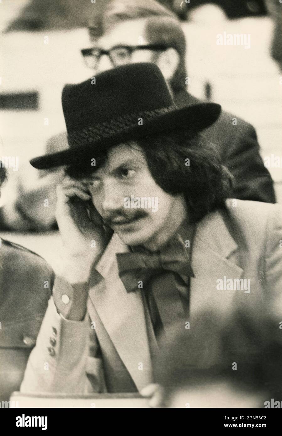 Französischer Popsänger Antoine, Italien 1970 Stockfoto