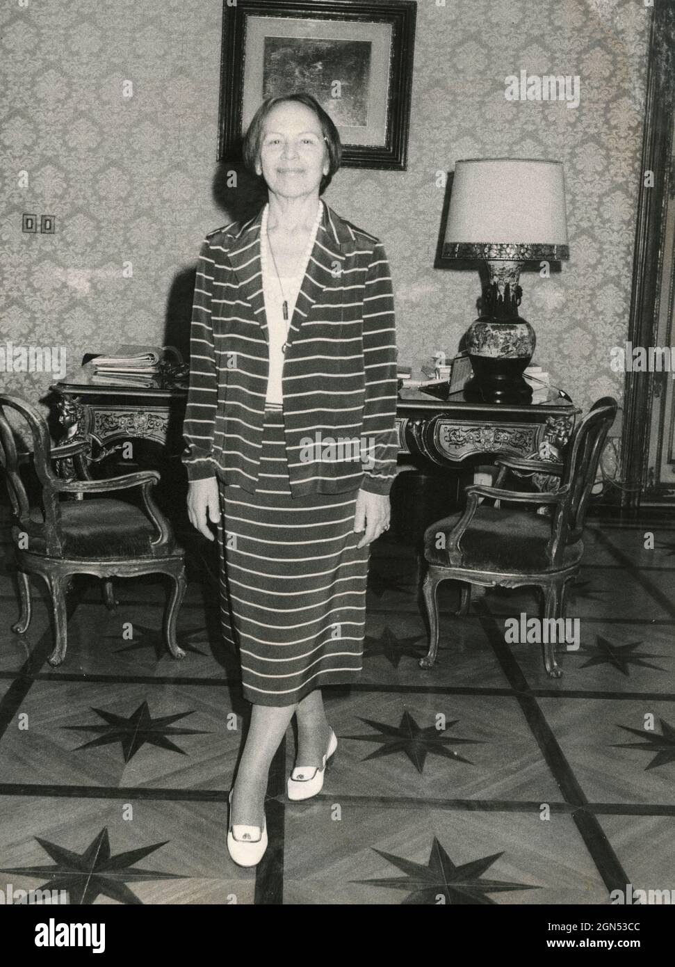 Die italienische Politikerin Nilde Jotti, 1970er Jahre Stockfoto