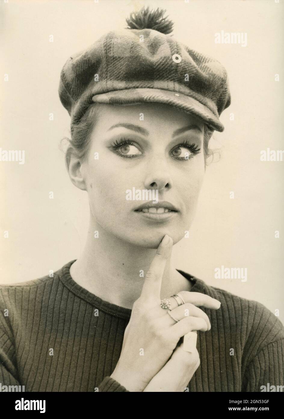 Filmschauspielerin Catherine Diamant, 1970er Jahre Stockfoto