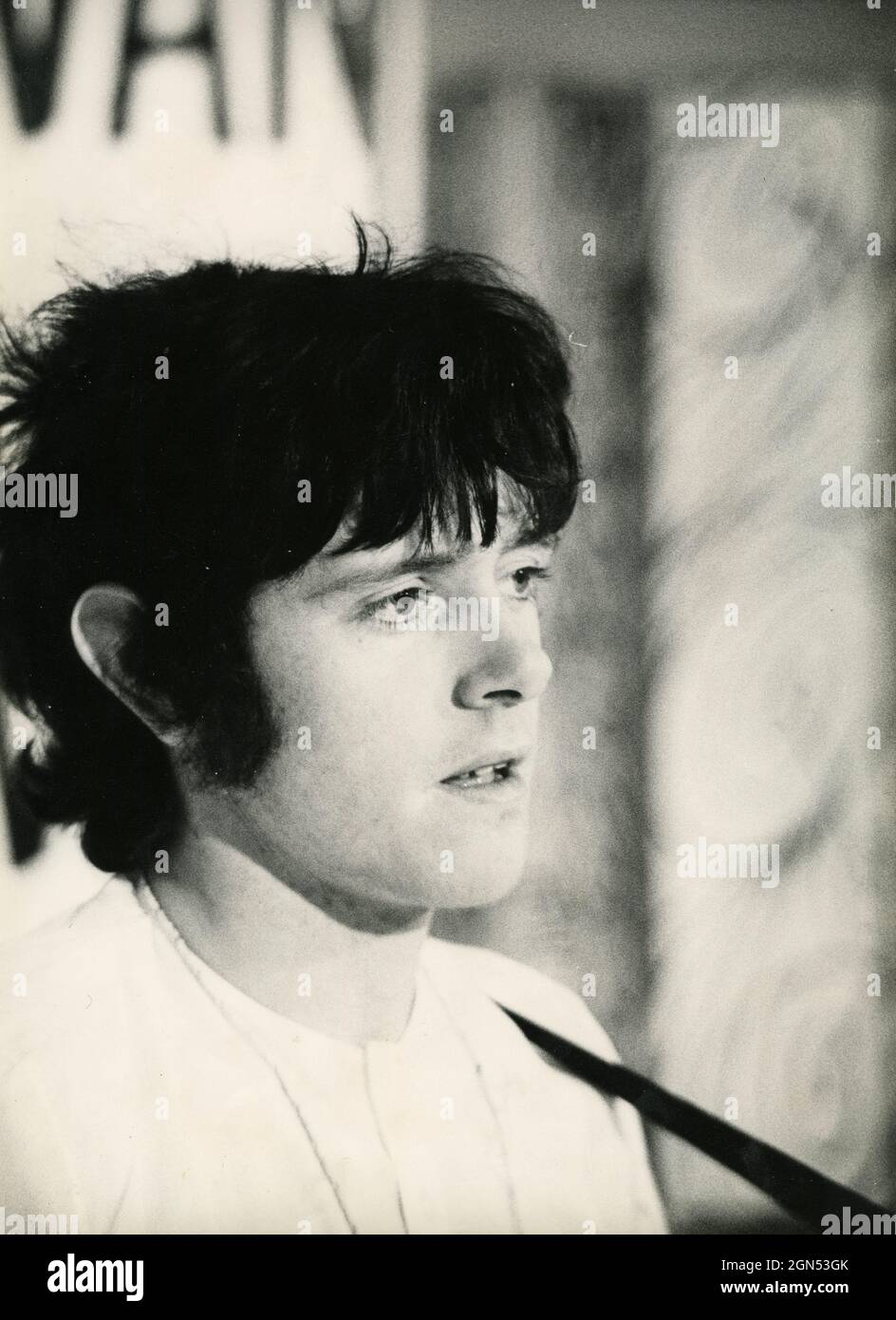 Die schottische Sängerin Donovan, 70er Jahre Stockfoto