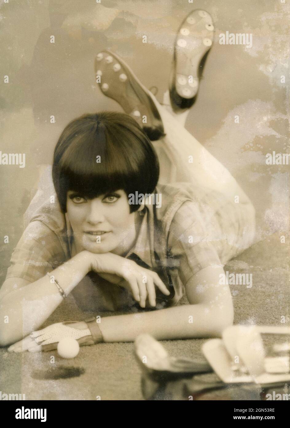 Die österreichische Schauspielerin Marisa Mell, 1970er Jahre Stockfoto
