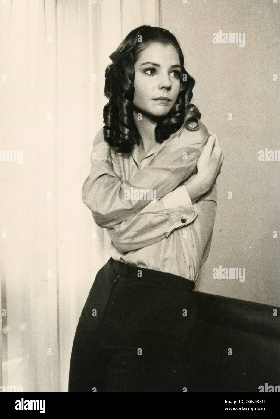 Die französische Schauspielerin Carole André, 1970er Jahre Stockfoto
