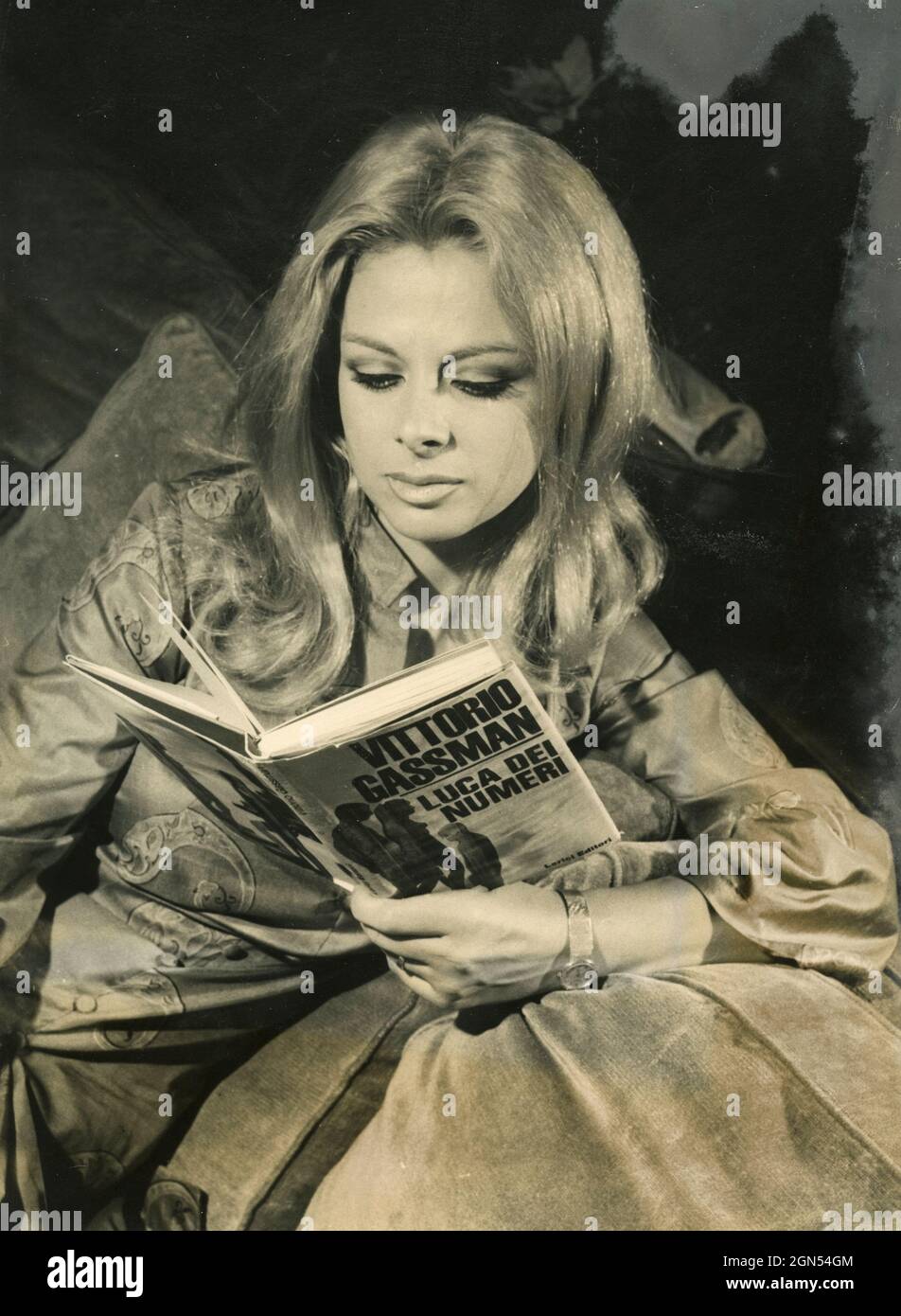 Die deutsche Showgirl Alice Kessler, 70er Jahre Stockfoto