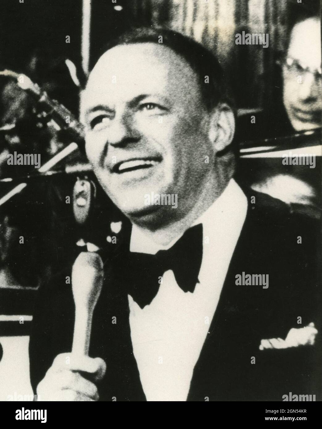 Der amerikanische Sänger Frank Sinatra, 70er Jahre Stockfoto