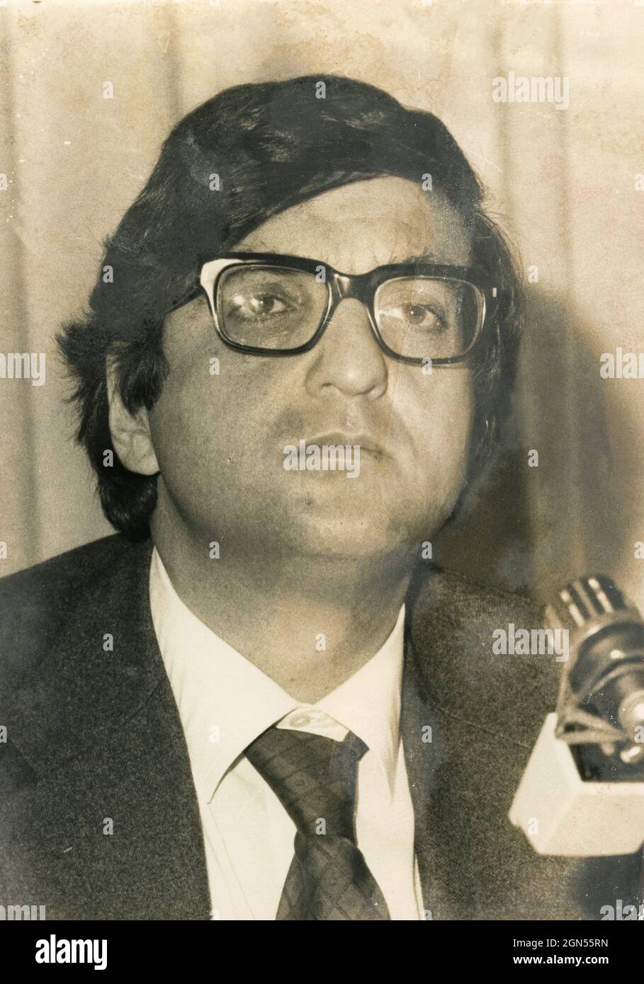 Der italienische Politiker La Malfa, 70er Jahre Stockfotografie Alamy