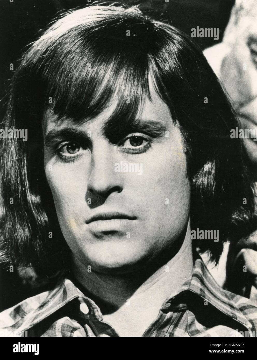 Der amerikanische Schauspieler Michael Douglas, 1970er Jahre Stockfoto
