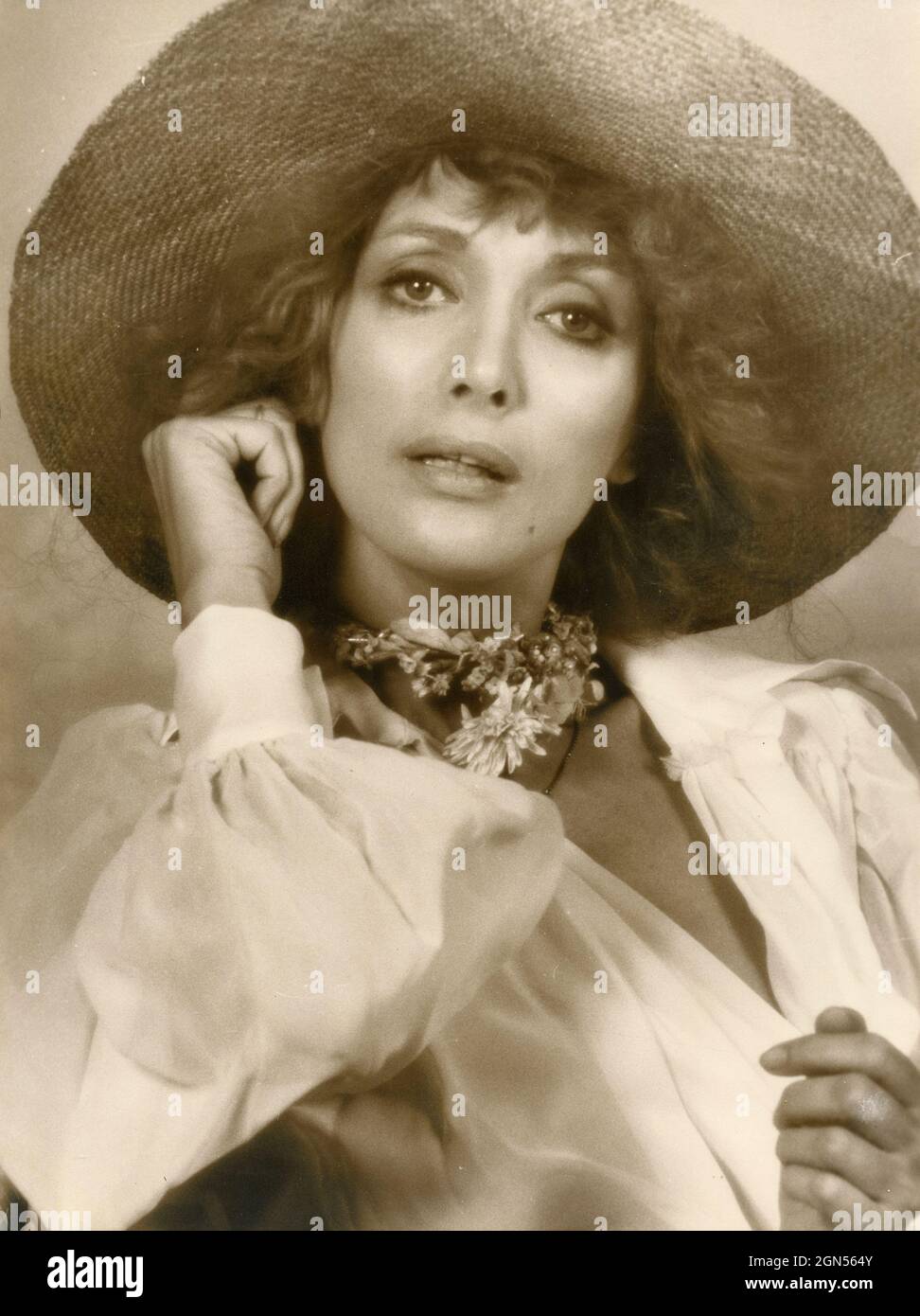 Die italienische Schauspielerin Marina Malfatti, 1970er Jahre Stockfoto