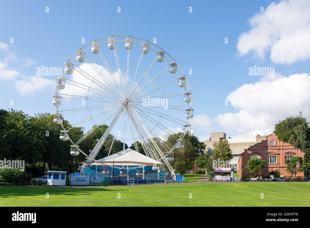 Panorama-Rad, Botanischer Garten, Queens Quarter, City of Belfast, Nordirland, Vereinigtes Königreich Stockfoto