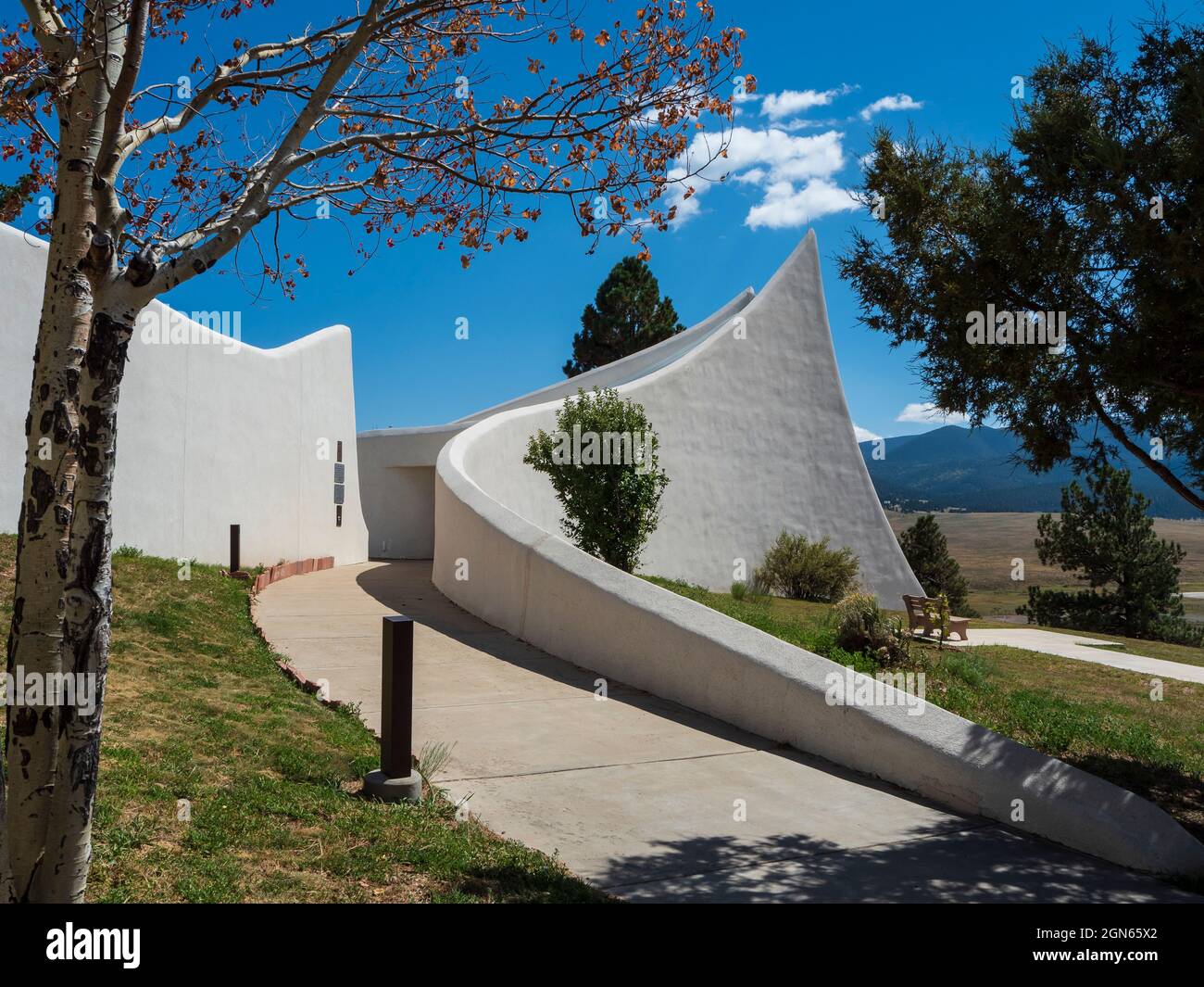 Kapelle, New Mexico Vietnam War Memorial, Angel Fire, New Mexico. Stockfoto