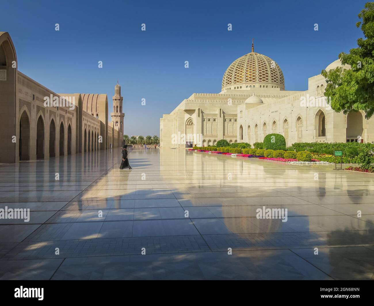 Sultan-Qaboos-Moschee - Oman Stockfoto