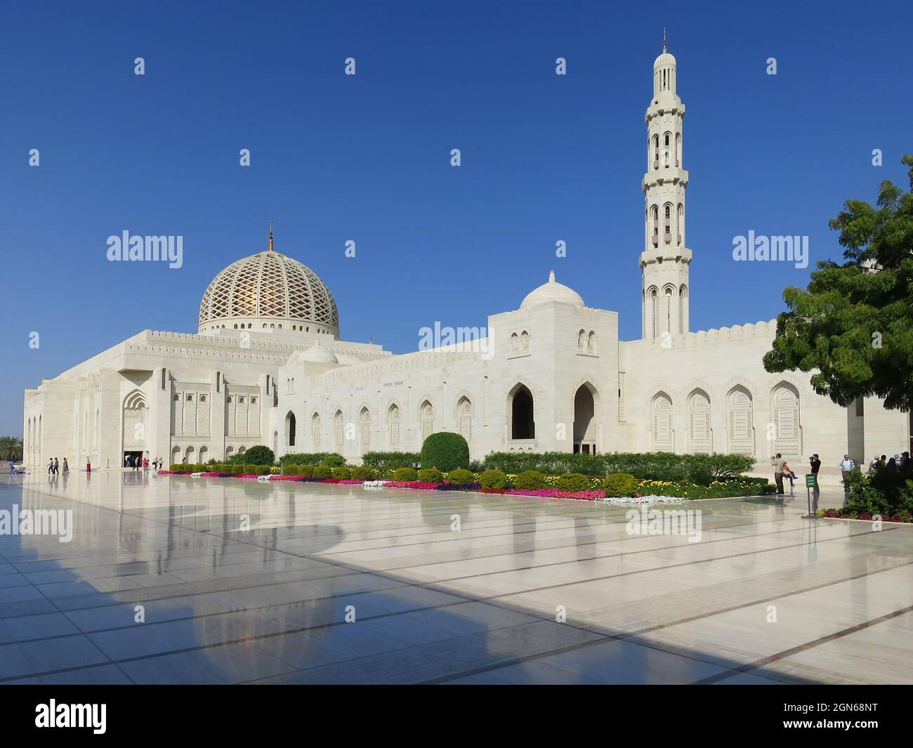 Sultan-Qaboos-Moschee-Oman Stockfoto