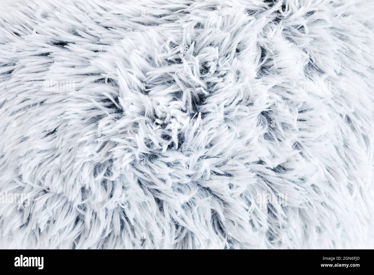 Hellblau Pastell Kunstpelz Textur Hintergrund Stockfoto
