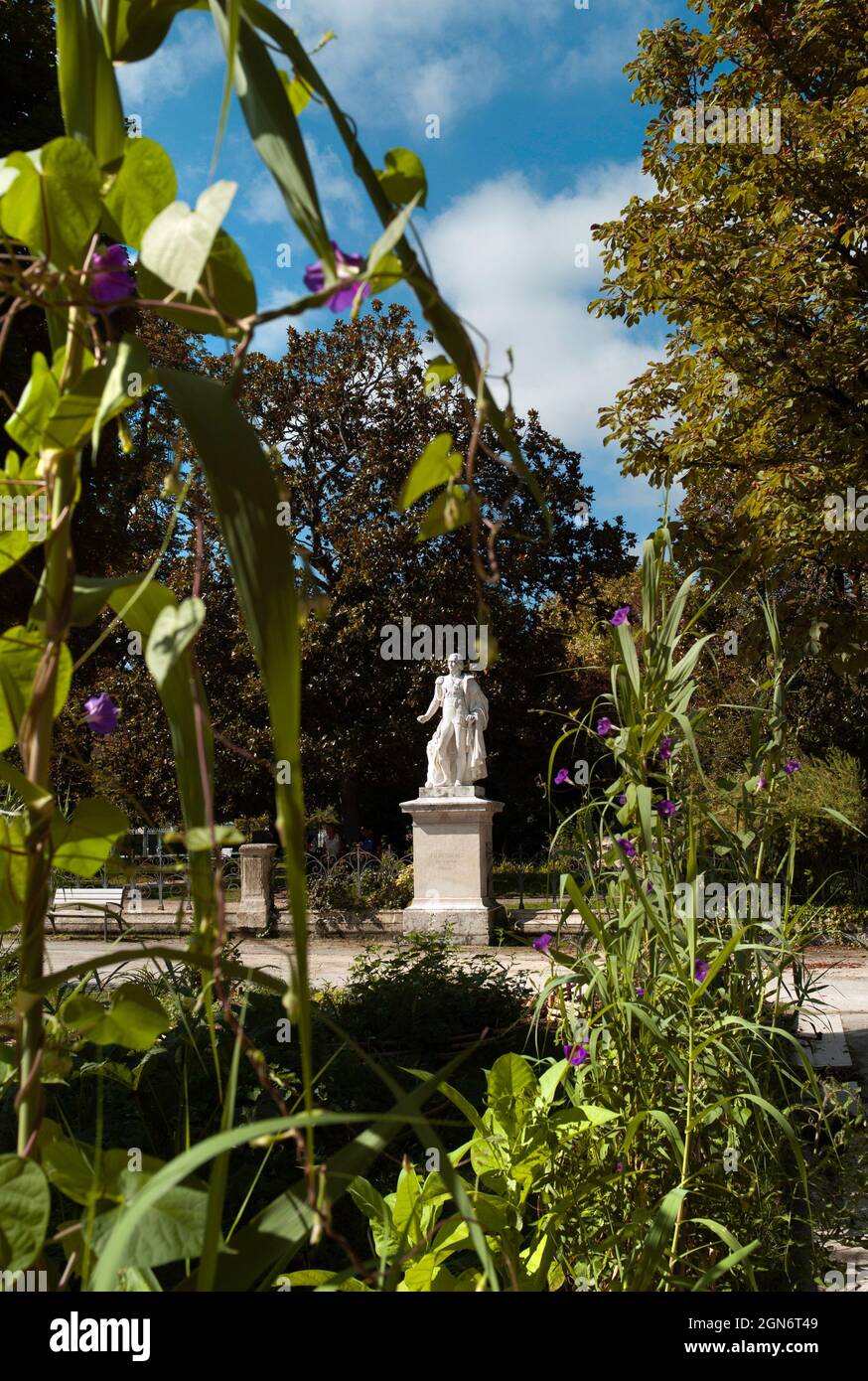 Statue von Jean-Baptiste Bessières, Place François Mitterrand, Cahors, Departement Lot, Frankreich Stockfoto