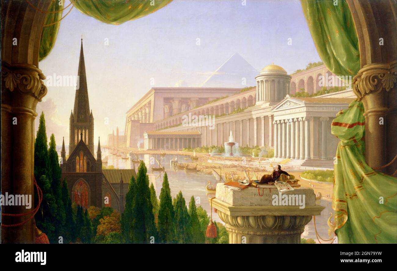 Thomas Cole Artwork - Architects Dream - 1840 Stockfoto