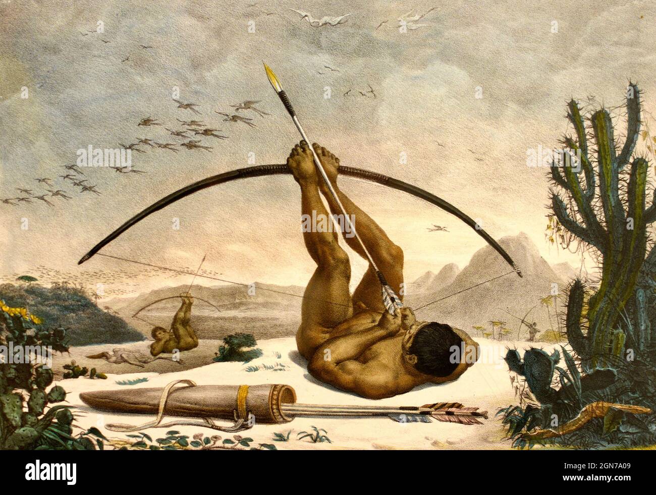 Jean Baptiste Debret Artwork - Caboclo - 1834 Stockfoto