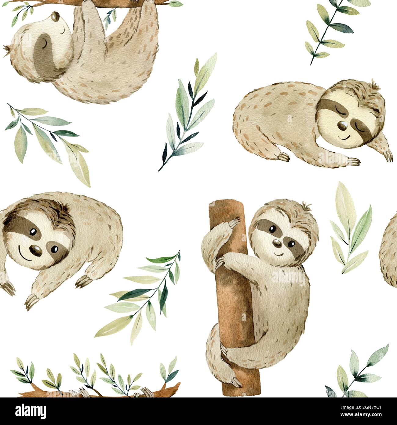 Faultiere Gezeichnet Stockfotos und -bilder Kaufen - Alamy