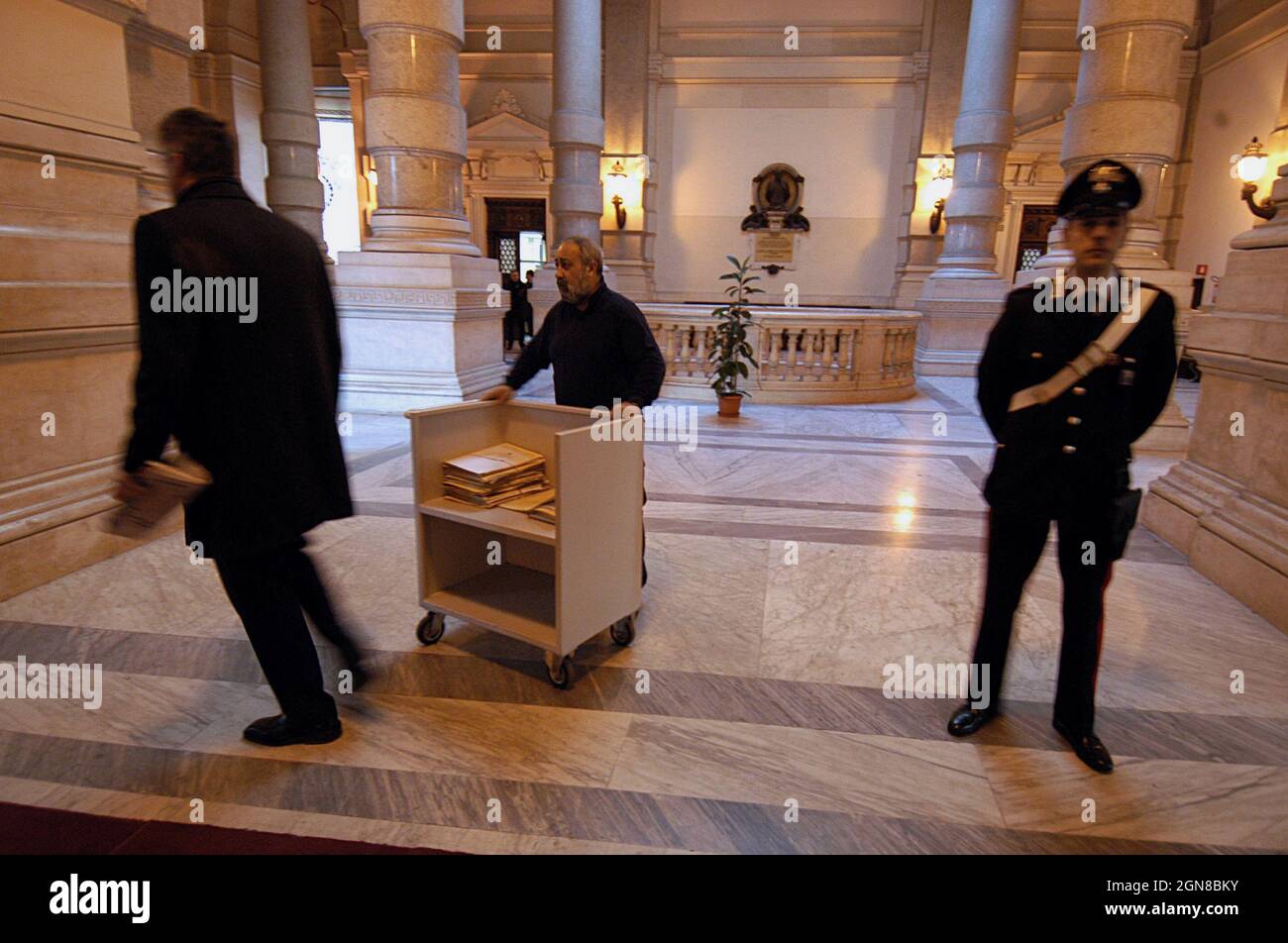 Rom Italien, 11/01/2005: Justizarchiv des Obersten Gerichtshofs. ©Andrea Sabbadini Stockfoto