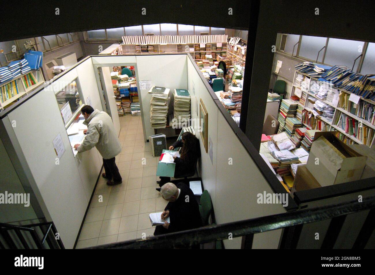 Rom Italien, 11/01/2005: Justizarchiv, Oberster Gerichtshof. ©Andrea Sabbadini Stockfoto