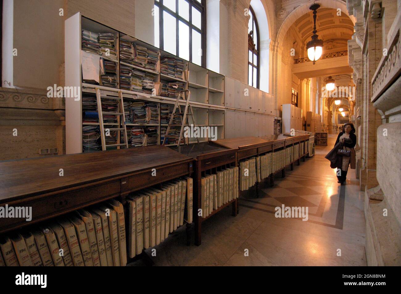 Rom Italien, 11/01/2005: Justizarchiv, Oberster Gerichtshof. ©Andrea Sabbadini Stockfoto