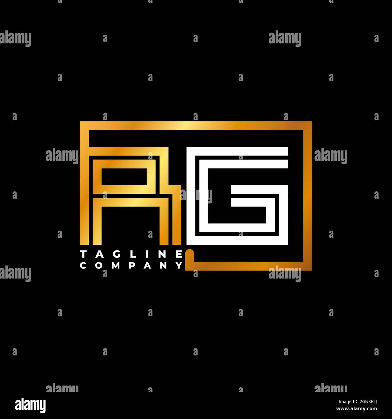 WN Logo Buchstabe Geometrische Fotografie Kamera Form Stil Vorlage Vektor Stock Vektor