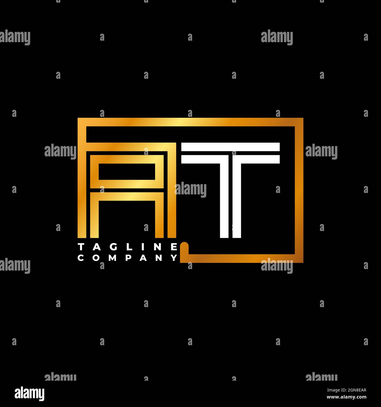 AW Logo Buchstabe Geometrische Fotografie Kamera Form Stil Vorlage Vektor Stock Vektor