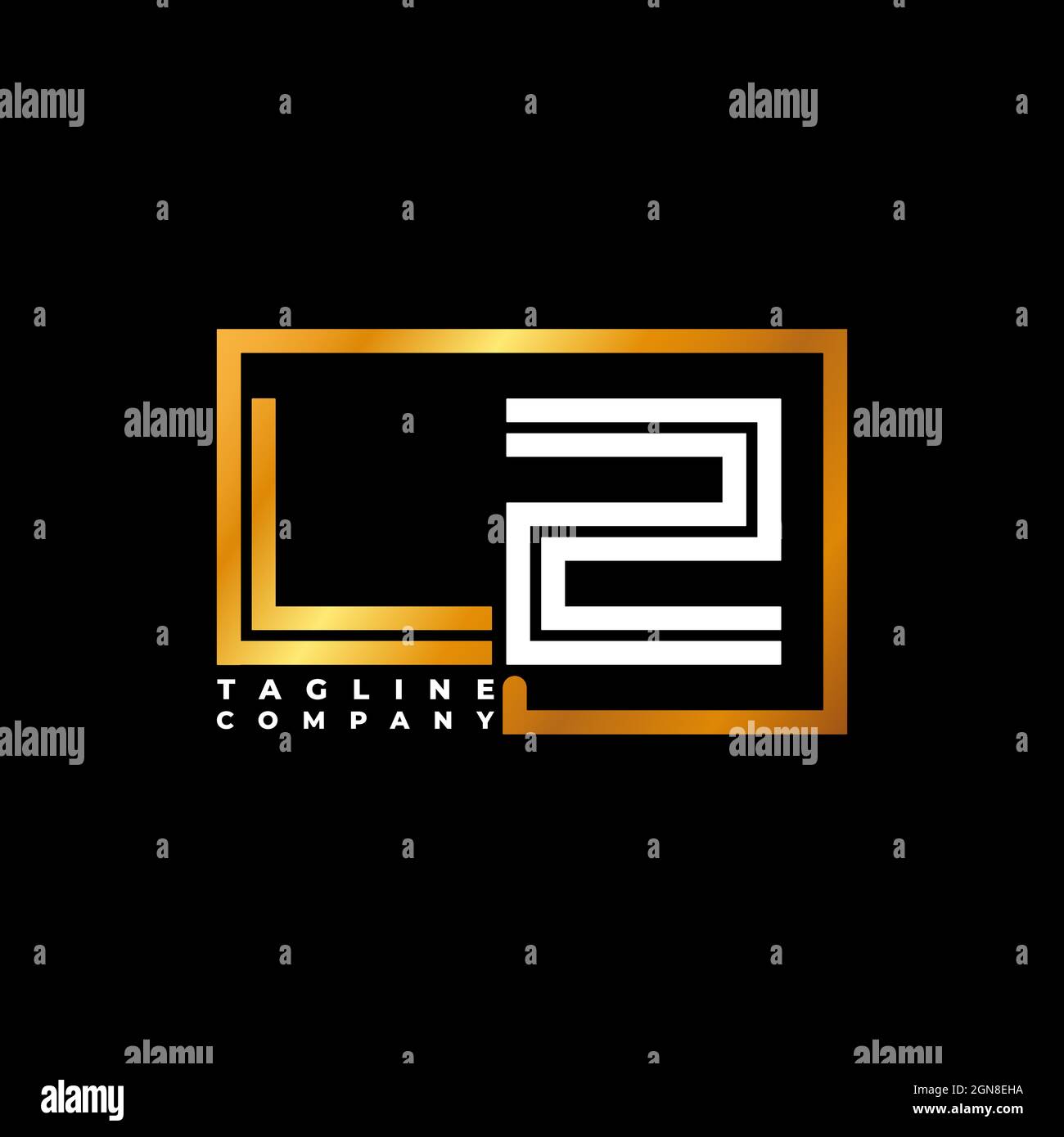 Po Logo Buchstabe Geometrisches Foto Kamera Form Stil Vorlage Vektor Stock Vektor