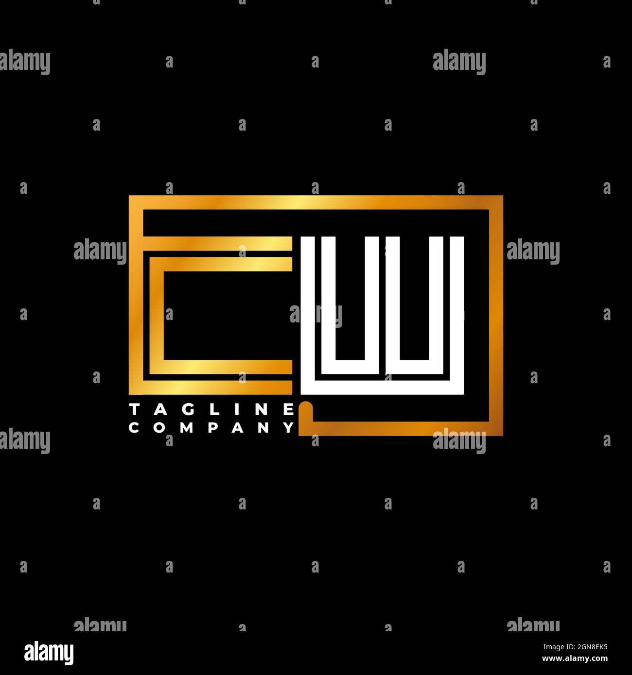 DF Logo Buchstabe Geometrische Fotografie Kamera Form Stil Vorlage Vektor Stock Vektor