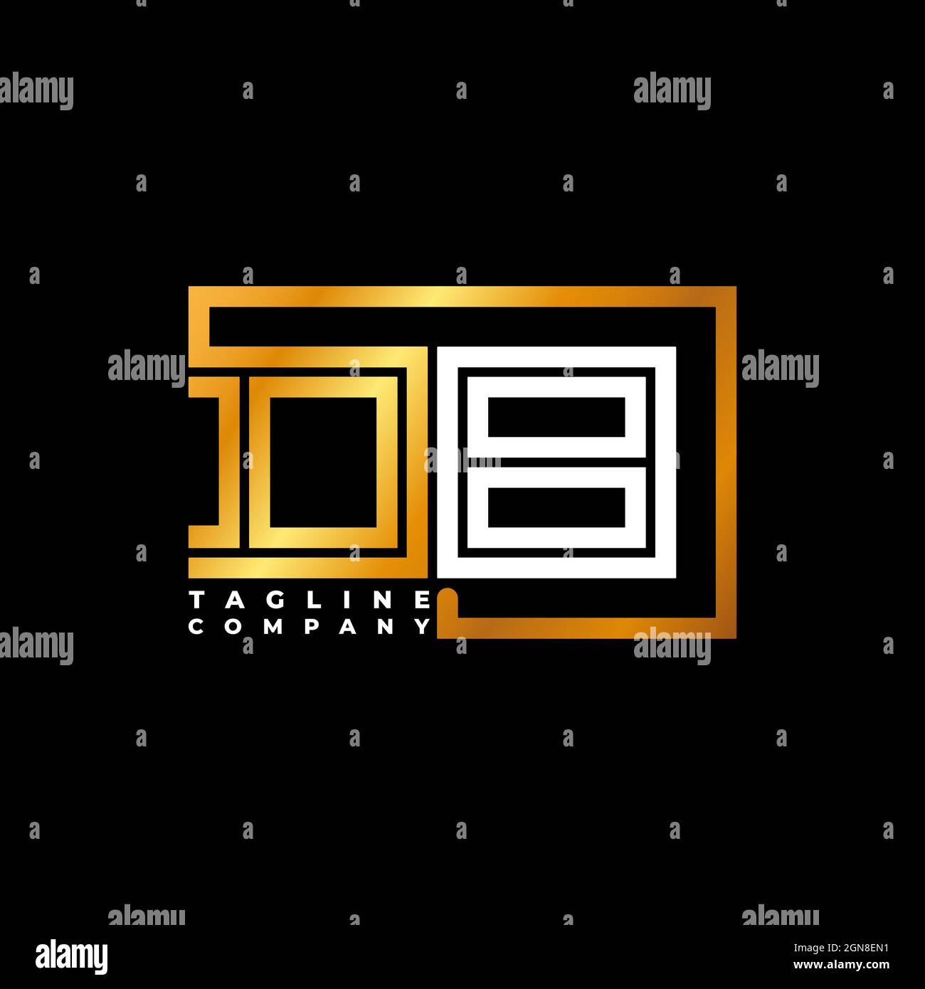 DM Logo Buchstabe Geometrische Fotografie Kamera Form Stil Vorlage Vektor Stock Vektor