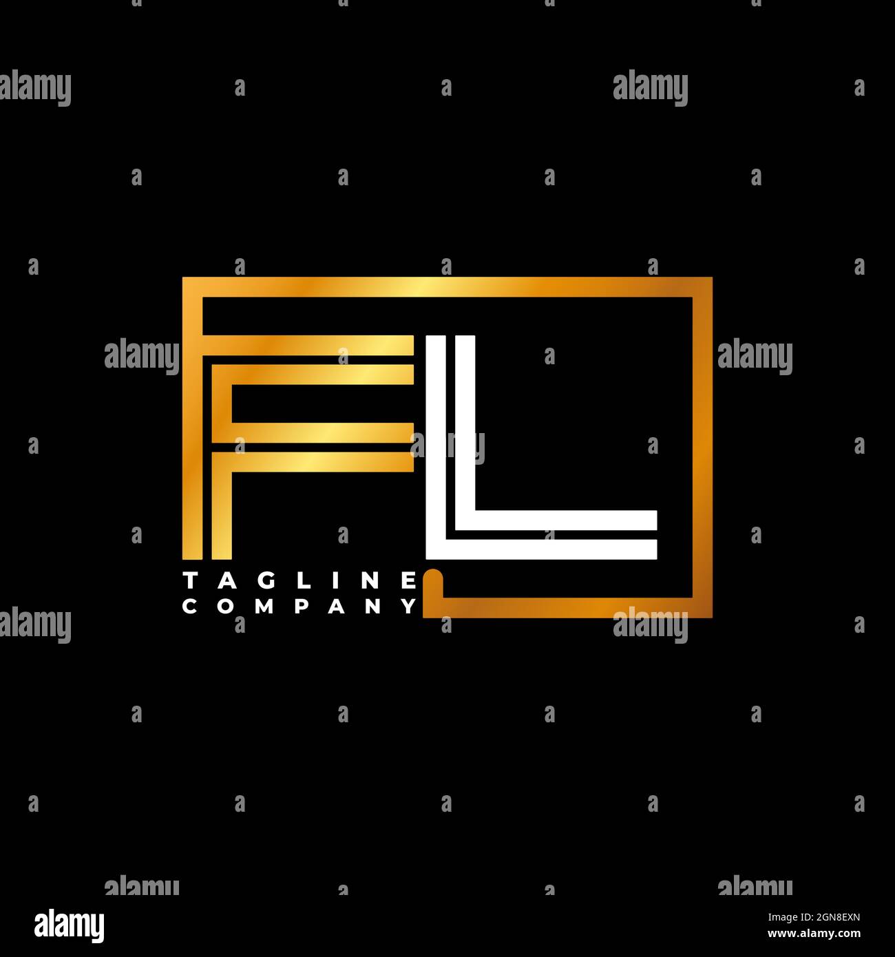 GD Logo Buchstabe Geometrisches Foto Kamera Form Stil Vorlage Vektor Stock Vektor