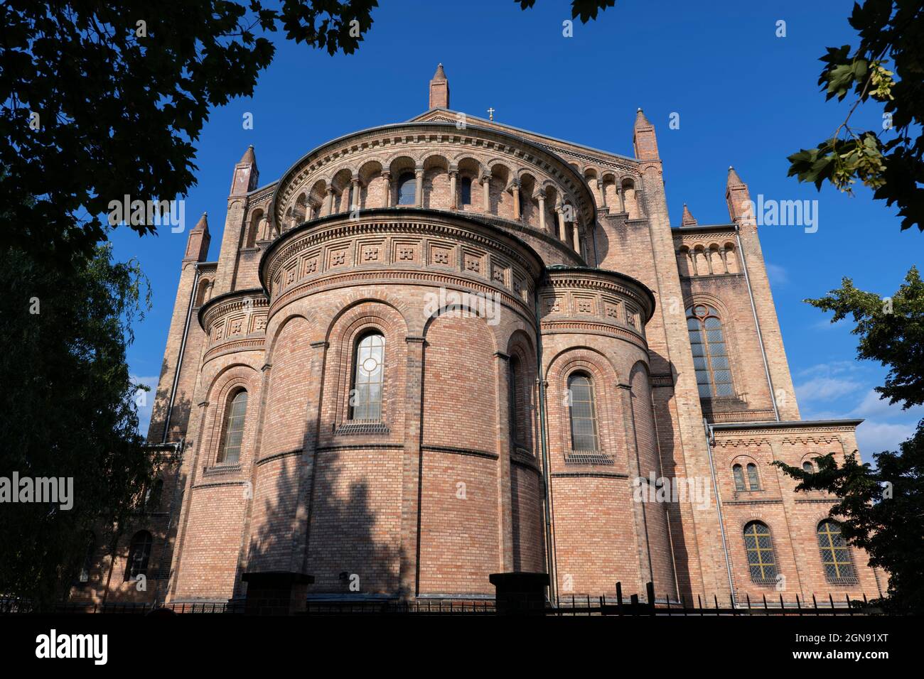 Deutschland, Brandenburg, Potsdam, Seitenwand der Peter- und Paulskirche Stockfoto