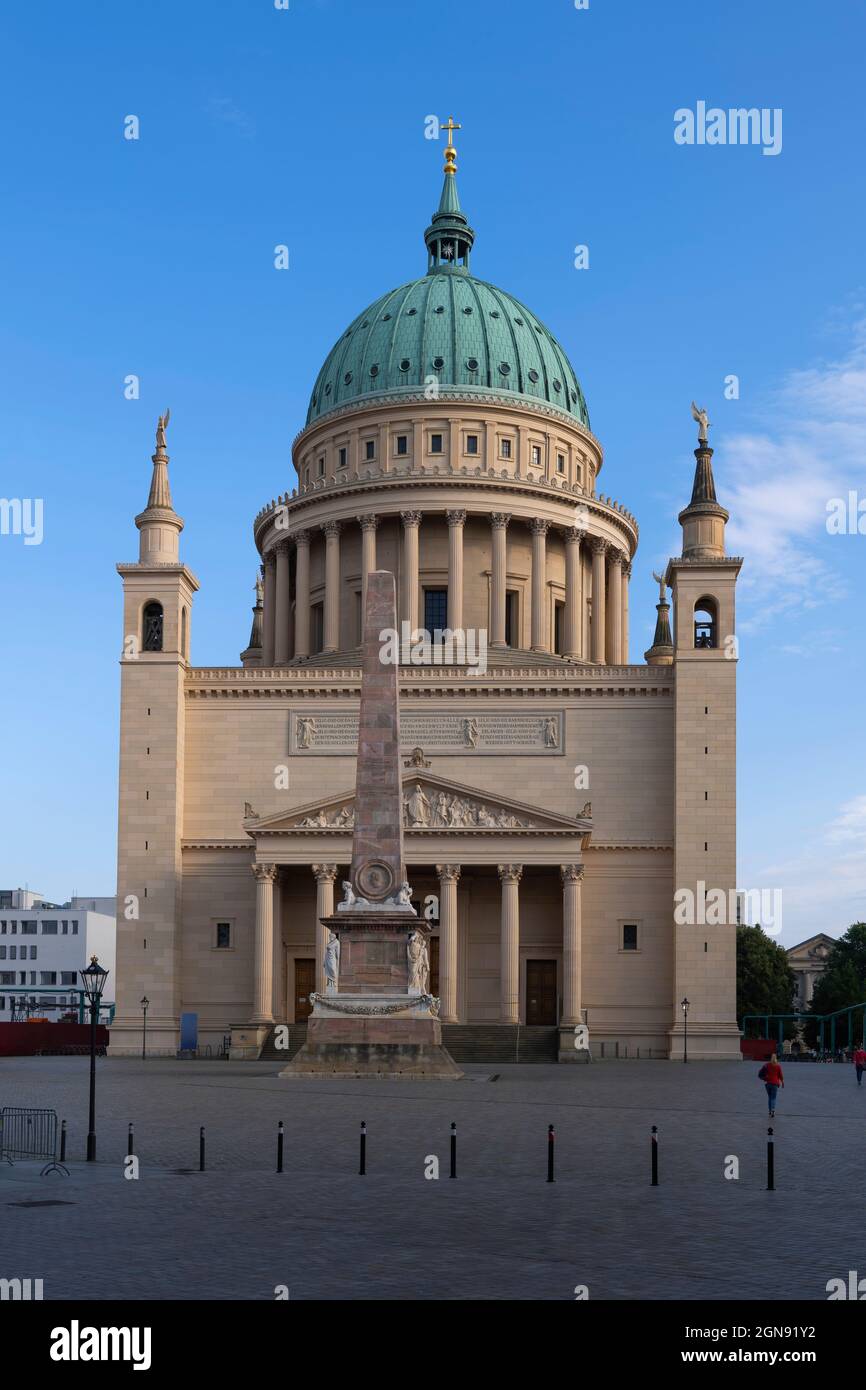 Deutschland, Brandenburg, Potsdam, Nikolaikirche am Alten Marktplatz Stockfoto
