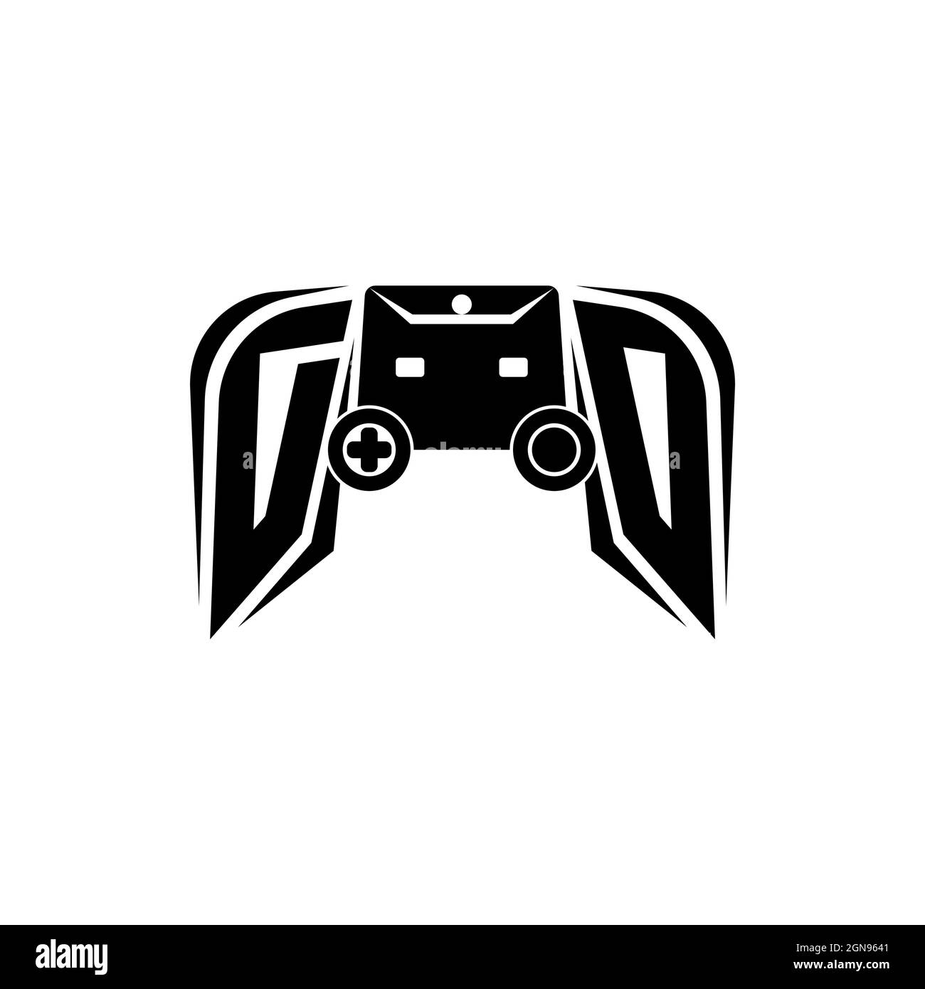 DG Monogram Logo Buchstaben Säulen geometrische Form Stil Vektor, Anwaltskanzlei Unternehmen Stock Vektor