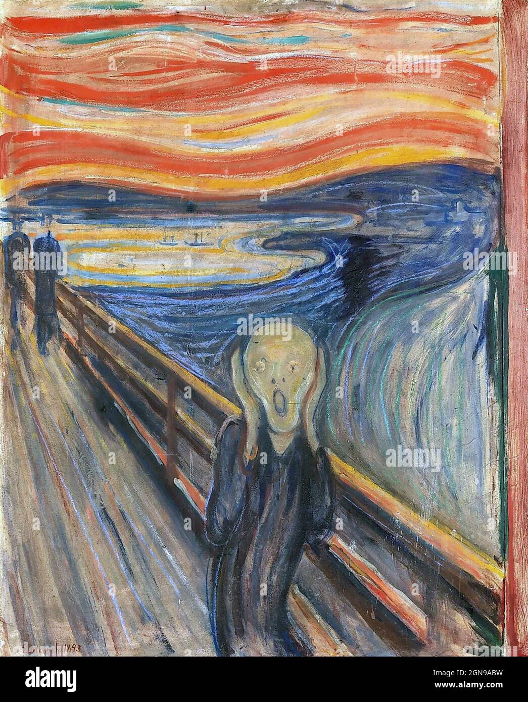 Der Schrei Edvard Munch Stockfotos Und Bilder Kaufen Alamy