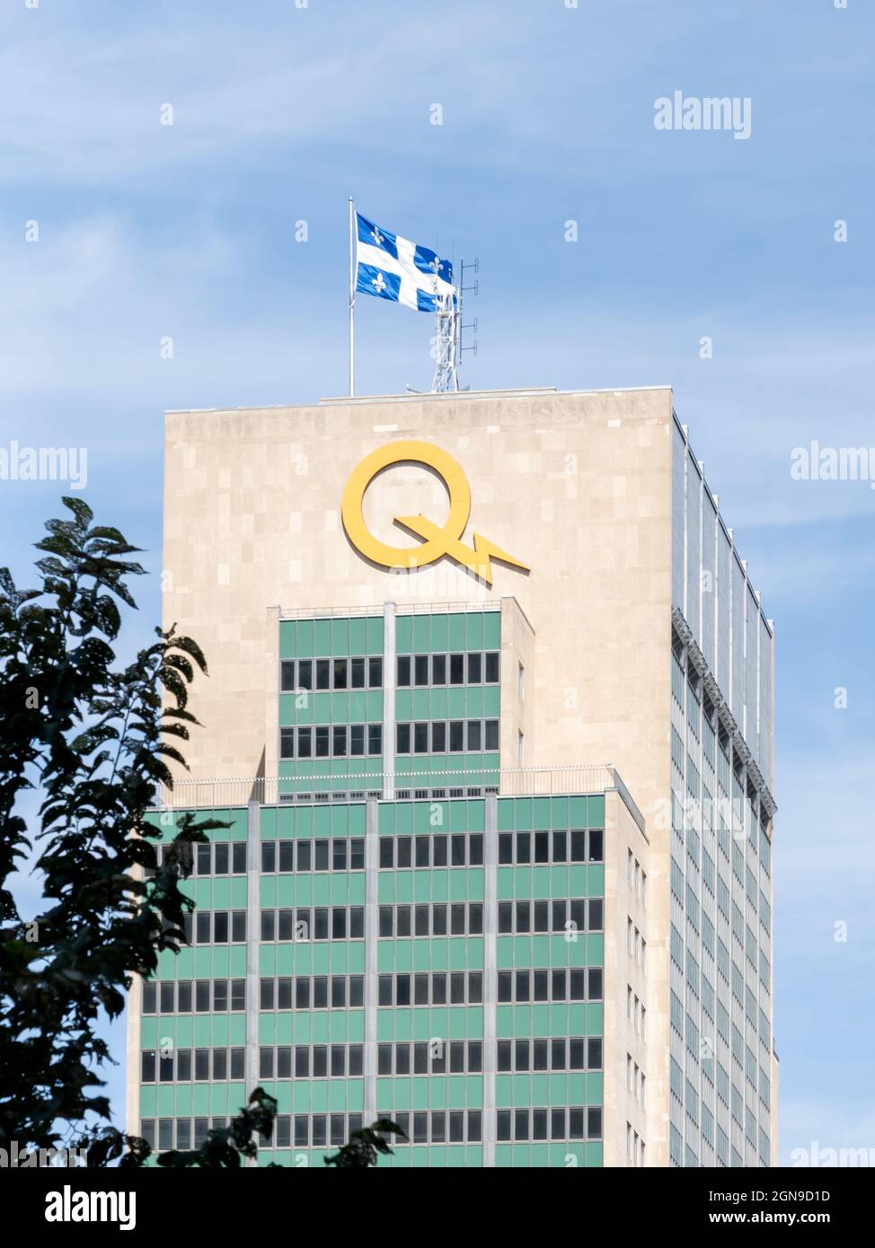 Montreal, QC, Kanada – 4. September 2021: Hydro-Quebec-Hauptsitz in Montreal, QC, Kanada. Stockfoto