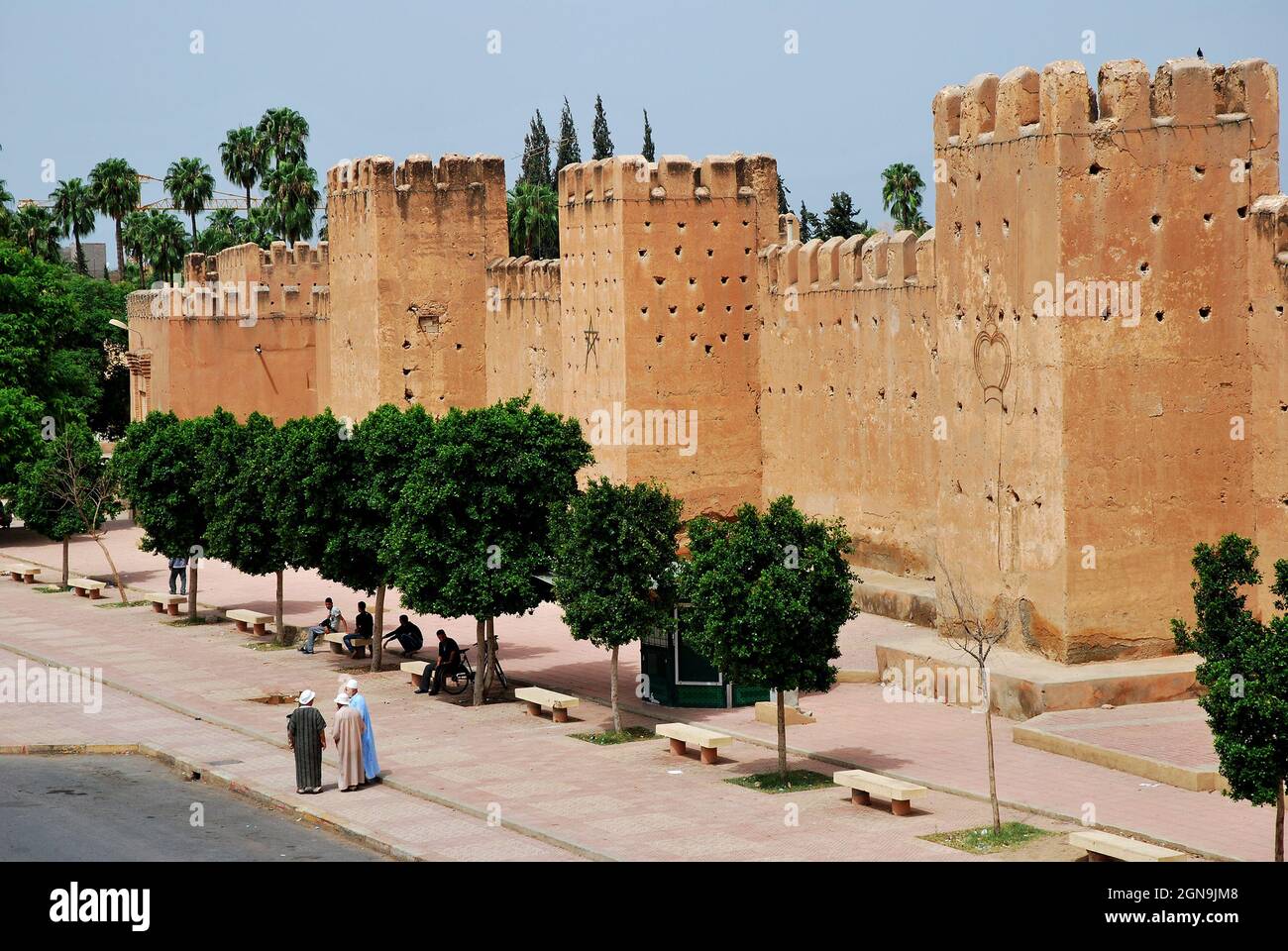 Alte Kasbah oder Ksar (Festung der Altstadt) in Marokko Stockfoto