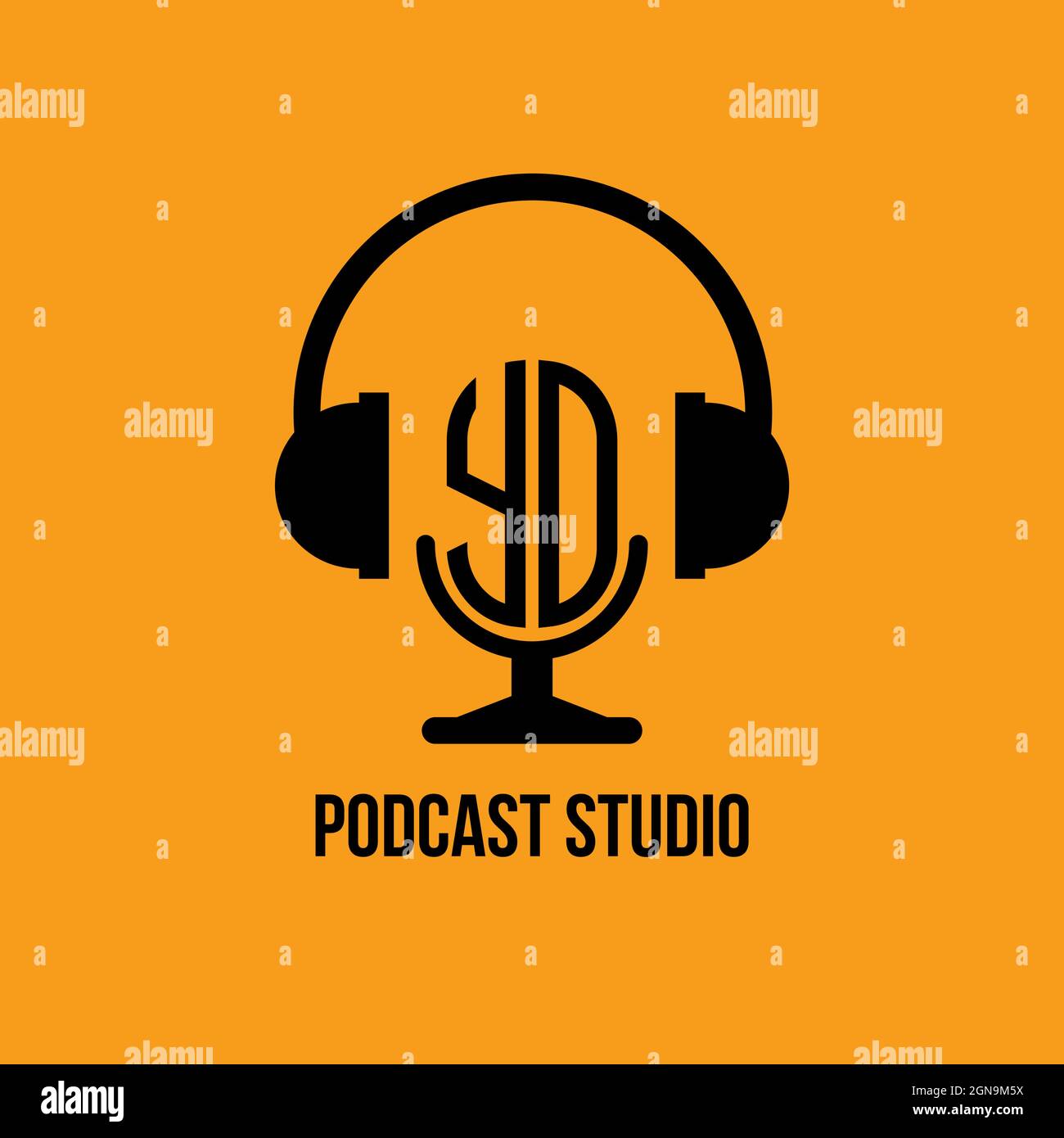 JL Logo eSport Gaming Initial mit Blue Light Color Design-Vektor-Vorlage Stock Vektor