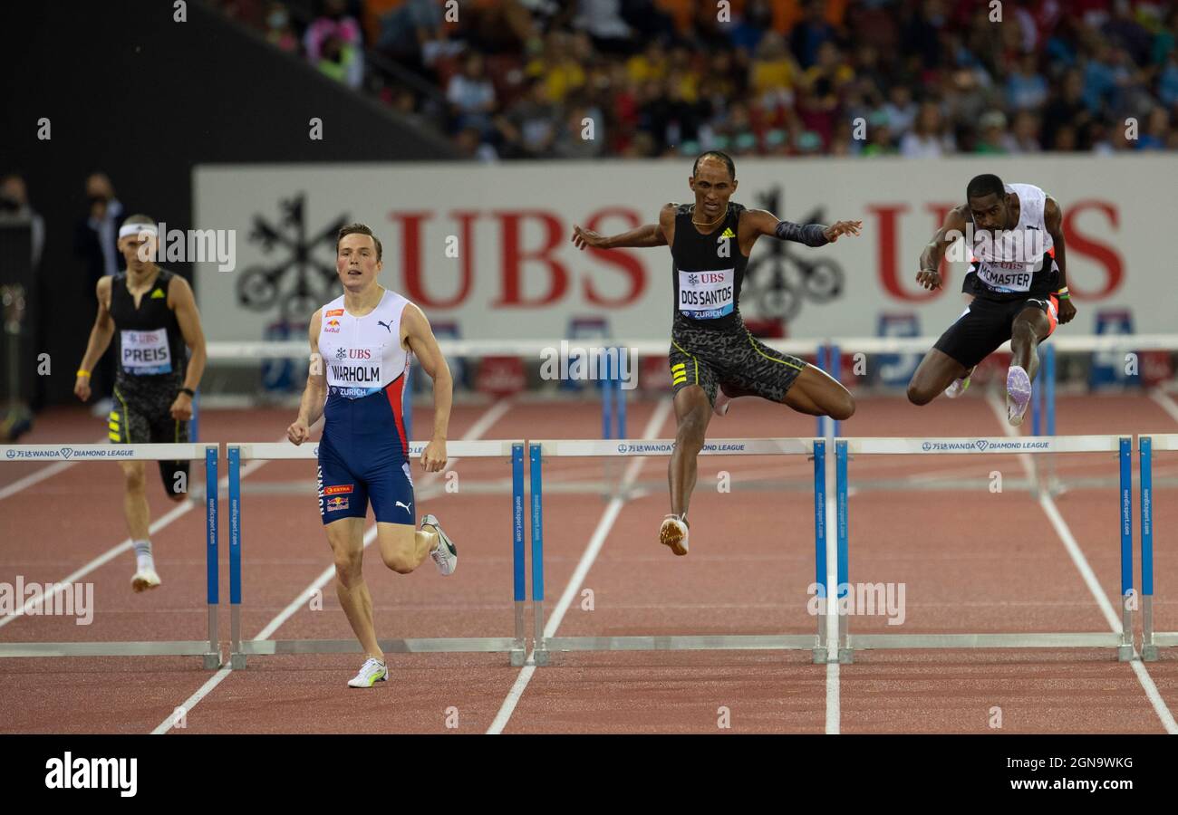 Alison Dos Santos and Masai Russell Set New Best Times at Zurich Diamond League Alison Dos Santos and Masai Russell Set New Best Times at Zurich Diamond League