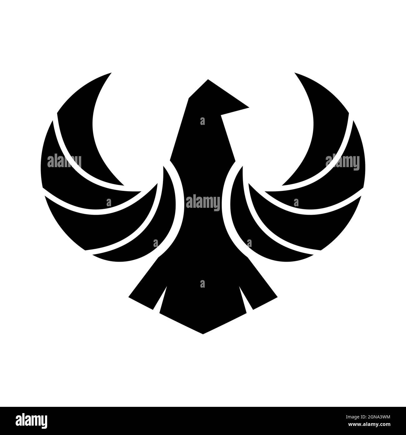 Eagle Logo Vorlage Vektor Symbol Design Stockfoto