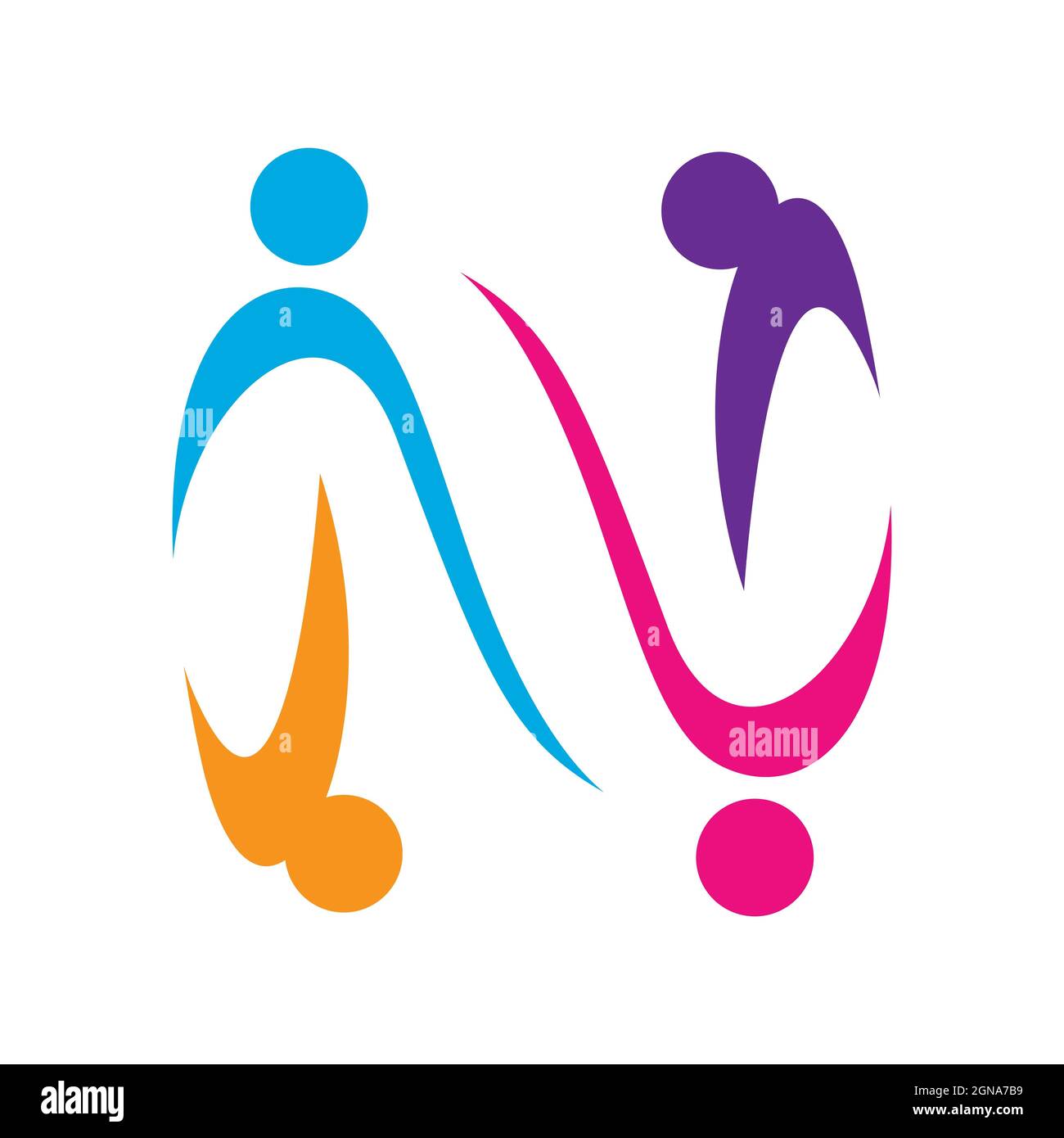 Community Logo Vorlage Vektor Icon Design Stockfoto