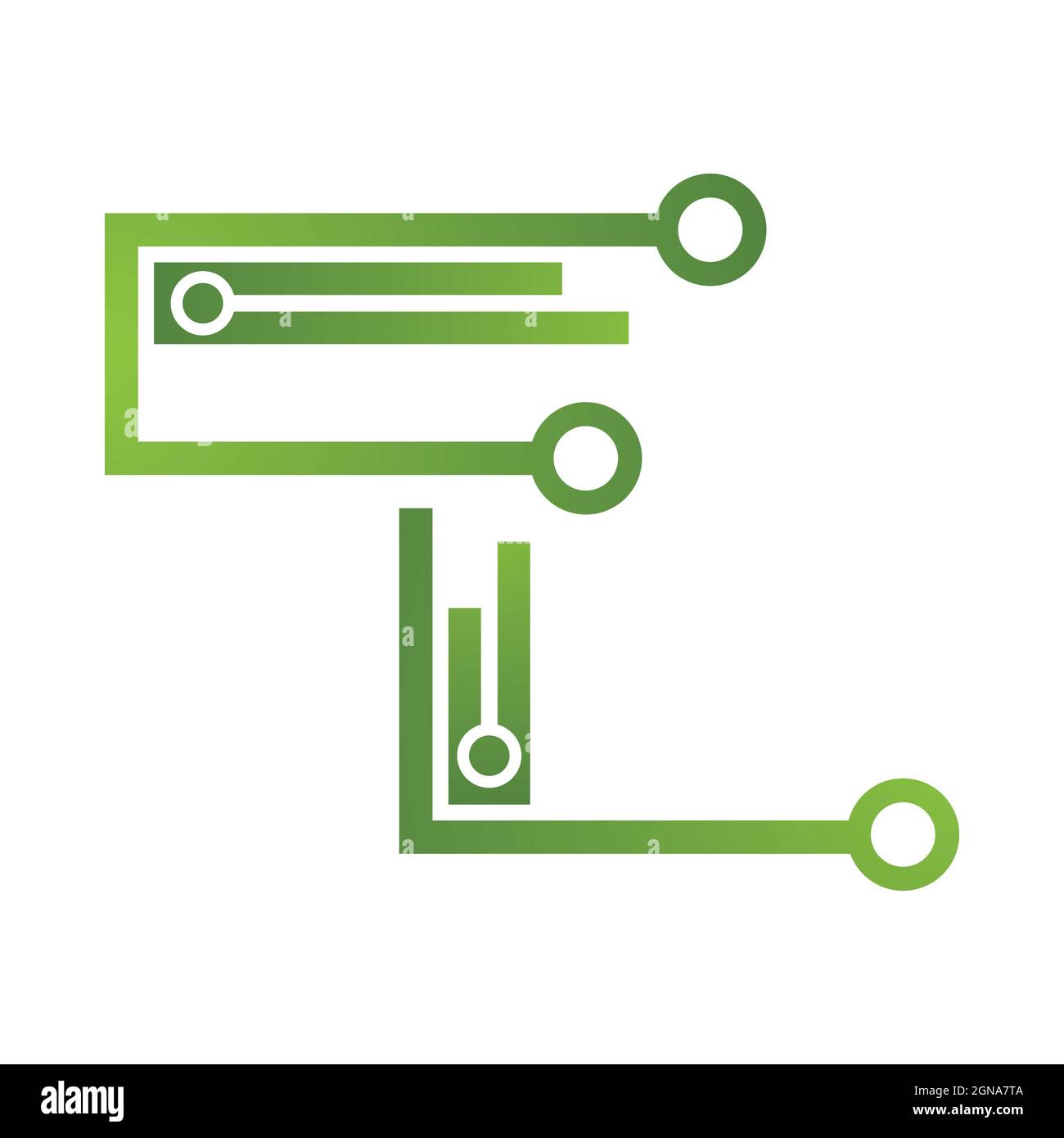 Technologie Logo Vorlage Vektor Symbol Design Stockfoto
