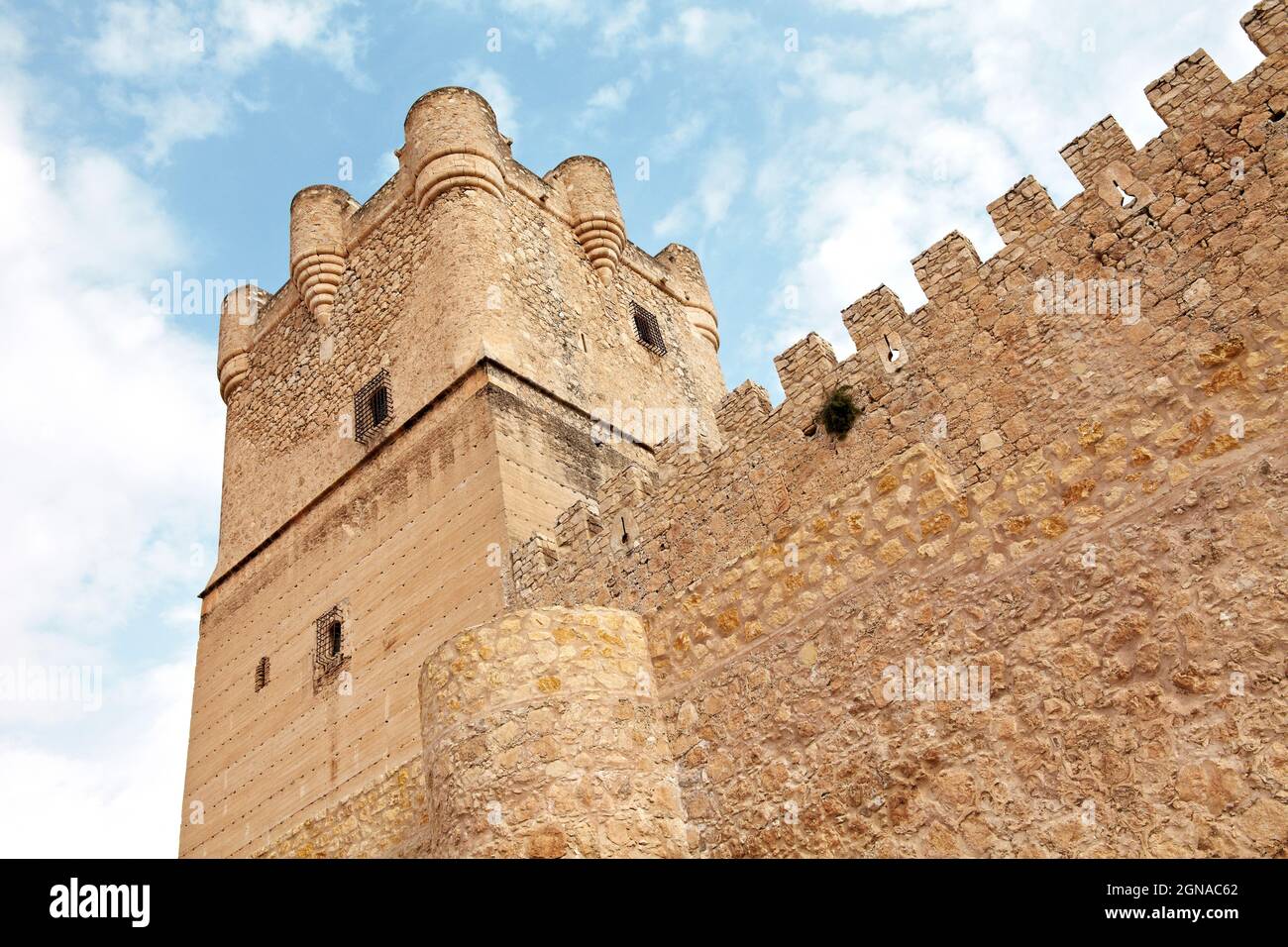 La Atalaya Castle. Villena. Alacant. Comunitat Valenciana. Spanien Stockfoto