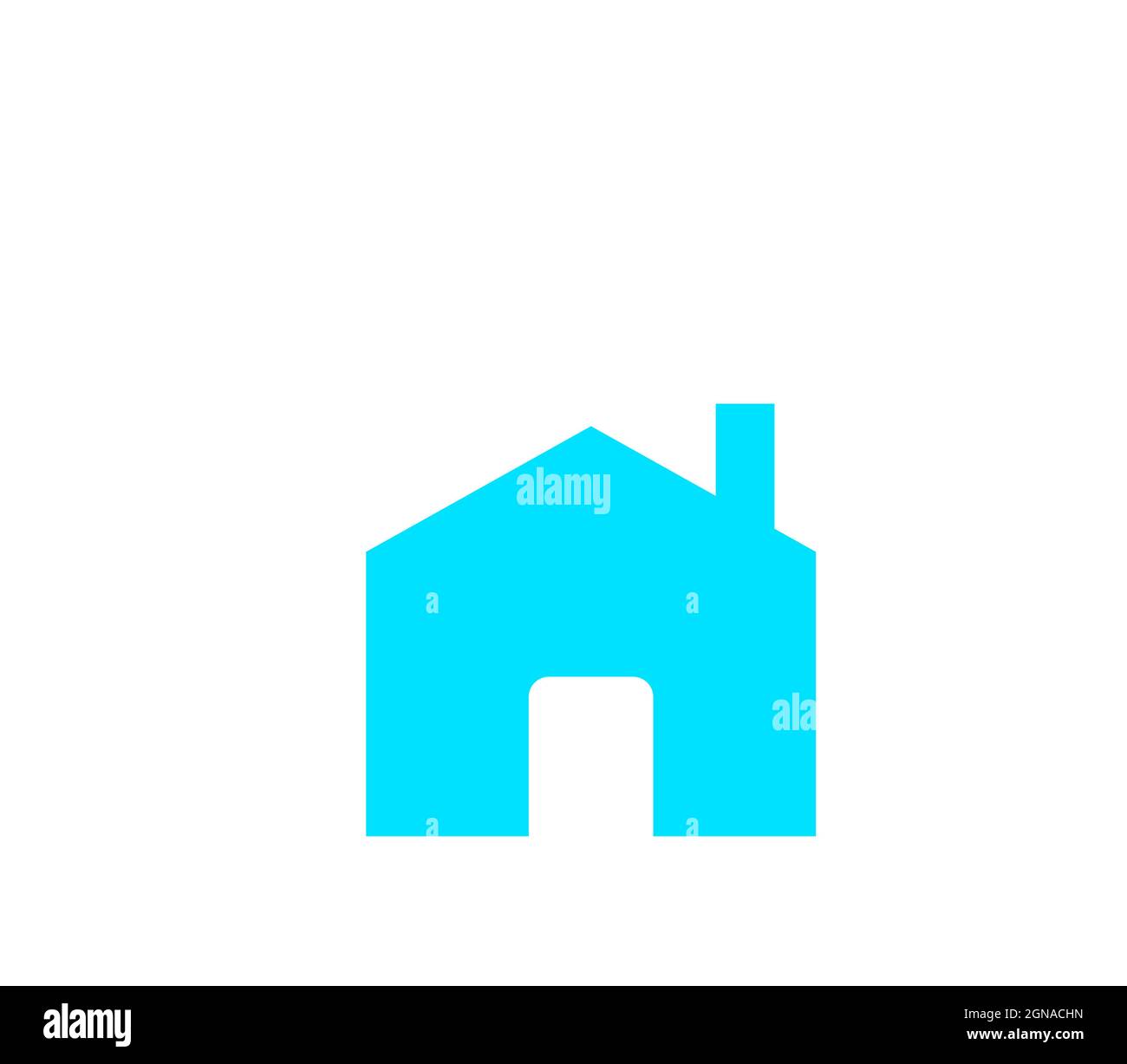 Vektorsymbol für die Startseite, Abbildung für das Häusersymbol Stock Vektor