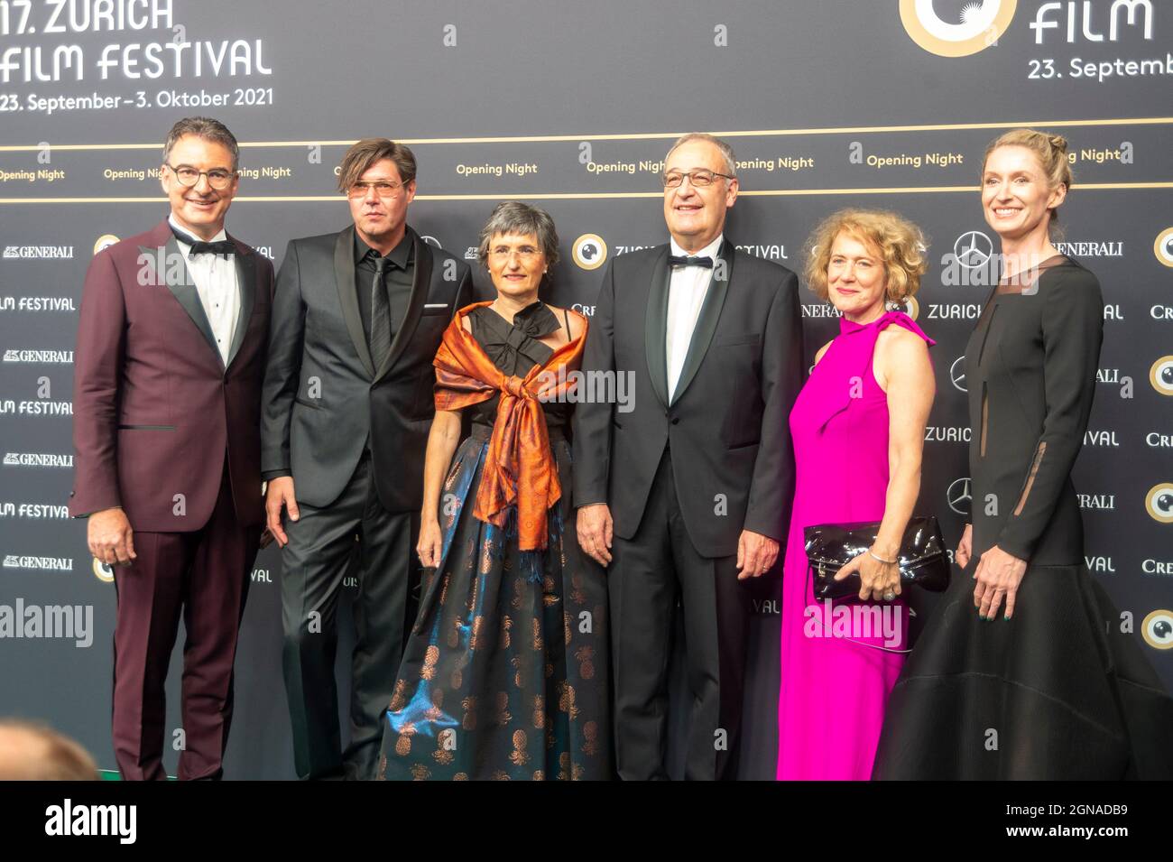 Zürich, Schweiz. September 23 2021: Eröffnung des Zurich Film Festivals in Zürich am 23.09.2021 im Congresshouse in Zürich. Quelle: Tim Eckert/Alamy Live News Stockfoto