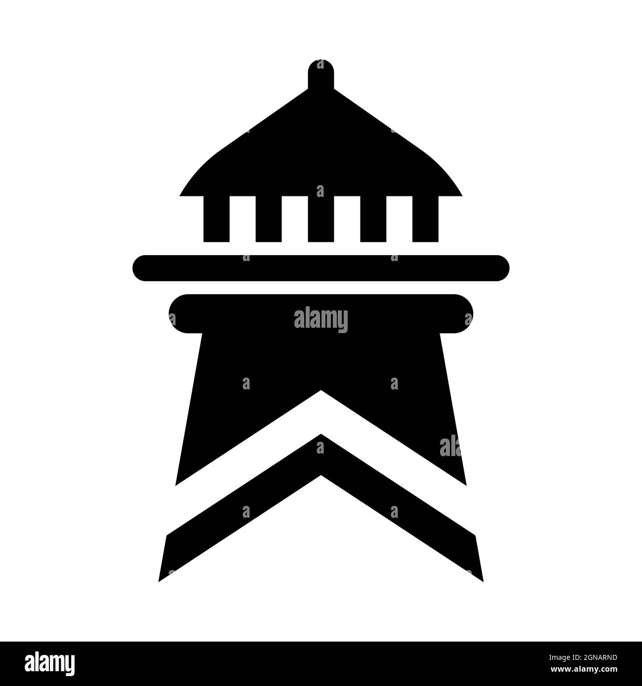 Light House Logo Vorlage Vektor Symbol Design Stockfoto