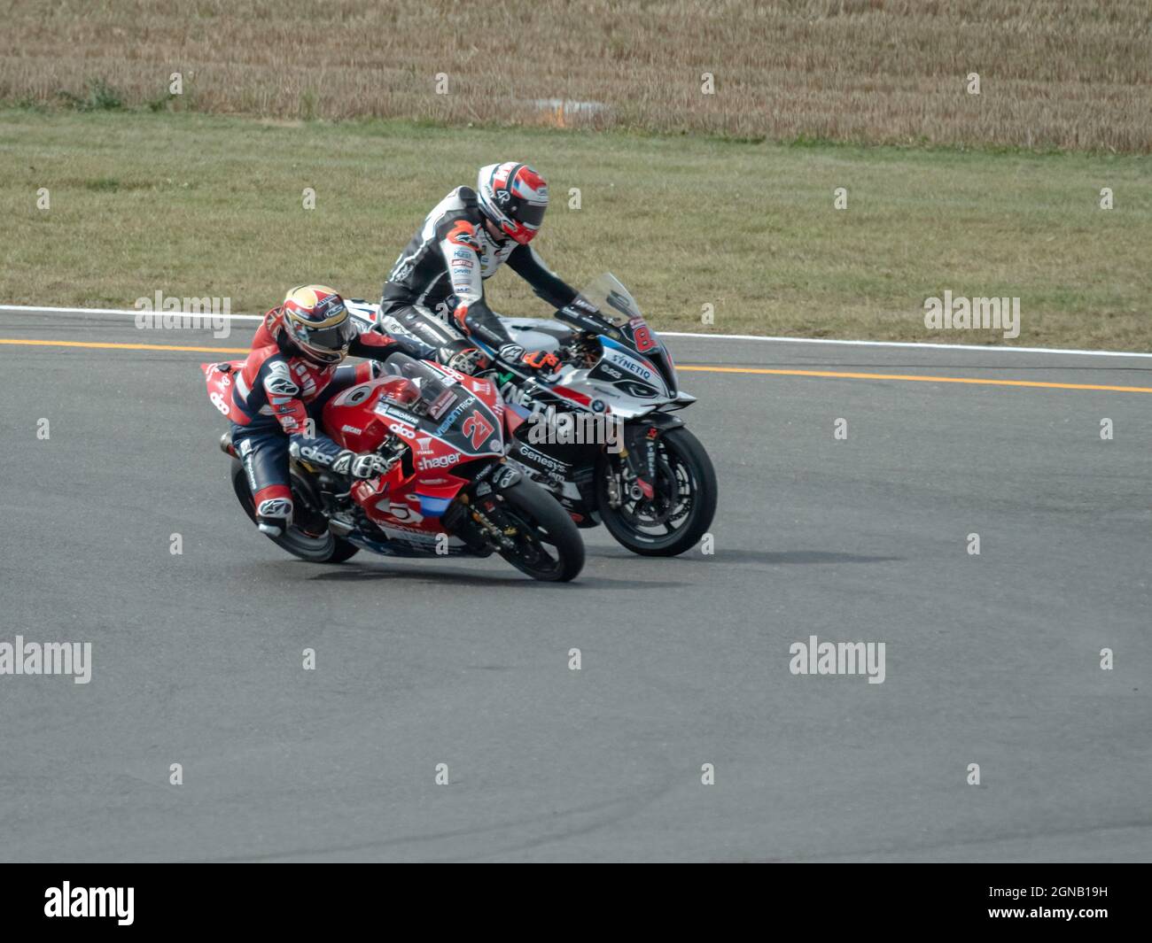 Super-Bike-Weltmeisterschaften Stockfoto