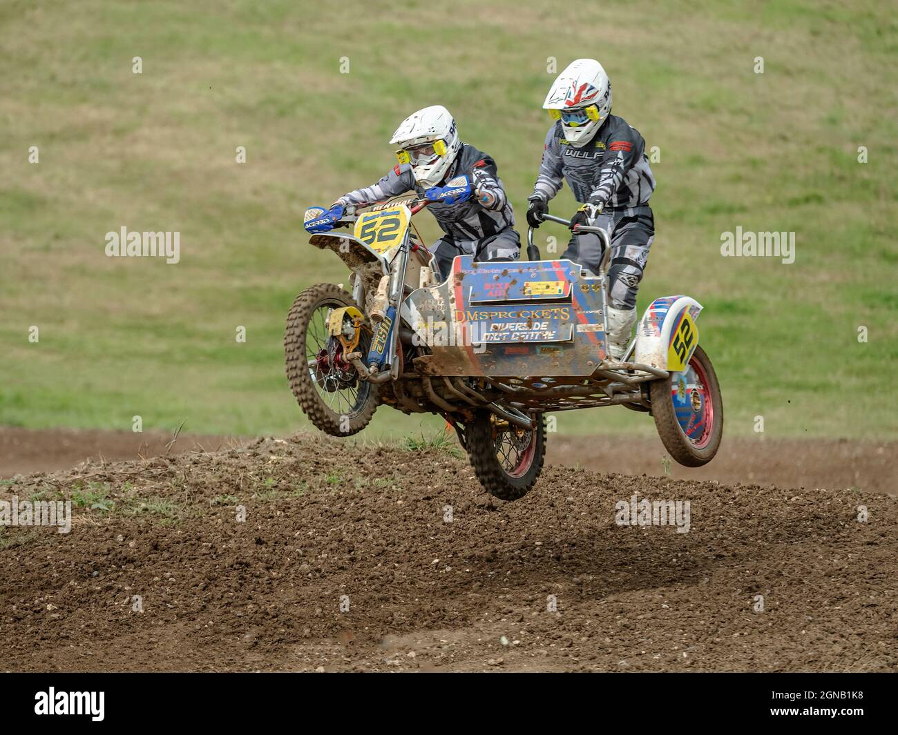 Sidecar Motocross Racing Stockfotos und -bilder Kaufen - Alamy