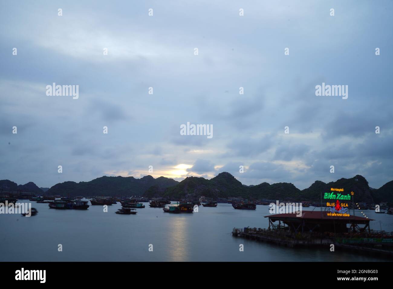 CAT Ba Insel in Hai Phong Stadt Nordvietnam Stockfoto