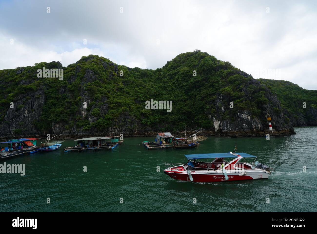 CAT Ba Insel in Hai Phong Stadt Nordvietnam Stockfoto