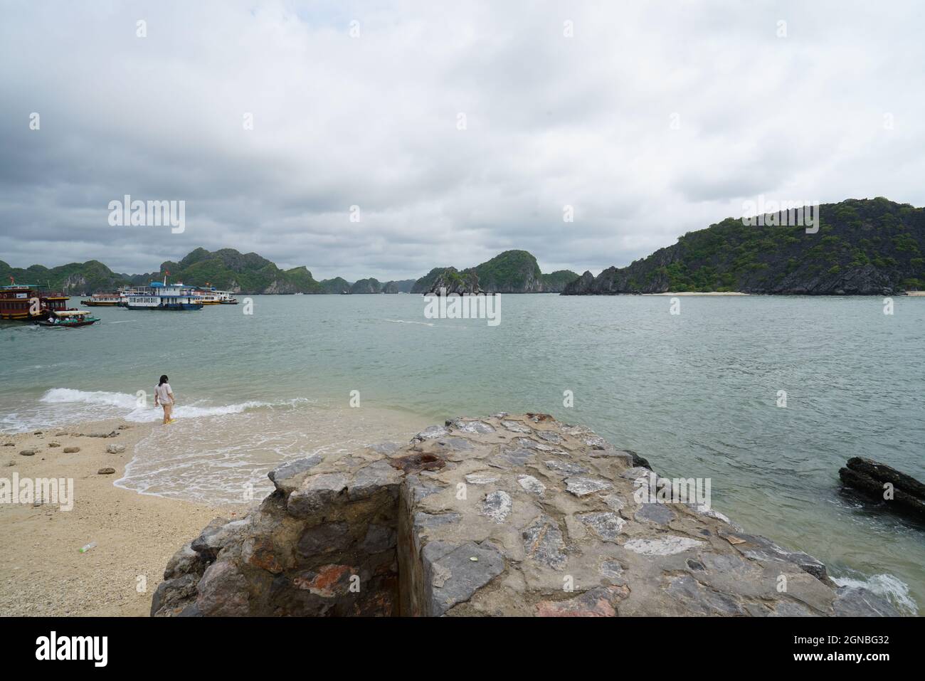 CAT Ba Insel in Hai Phong Stadt Nordvietnam Stockfoto