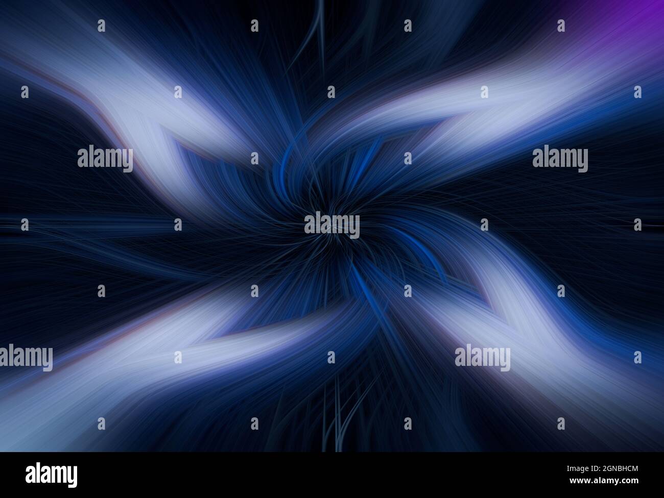Abstrakt wirbeln Hintergrund blau hellblau lila weiß Stockfoto